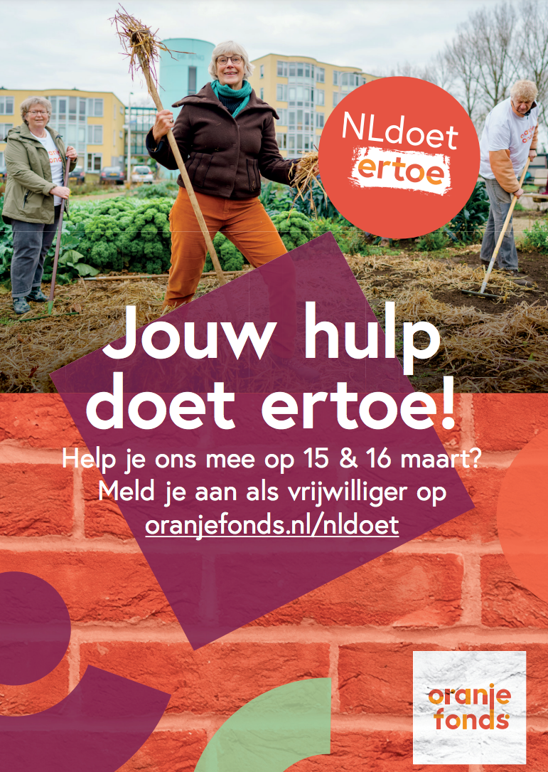 Oranje Fonds organiseert NL Doet