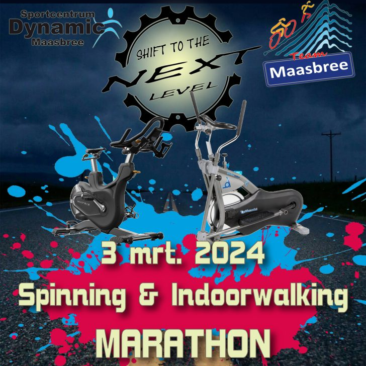 Sportcentrum Dynamic: Spinning en Indoorwalking Marathon