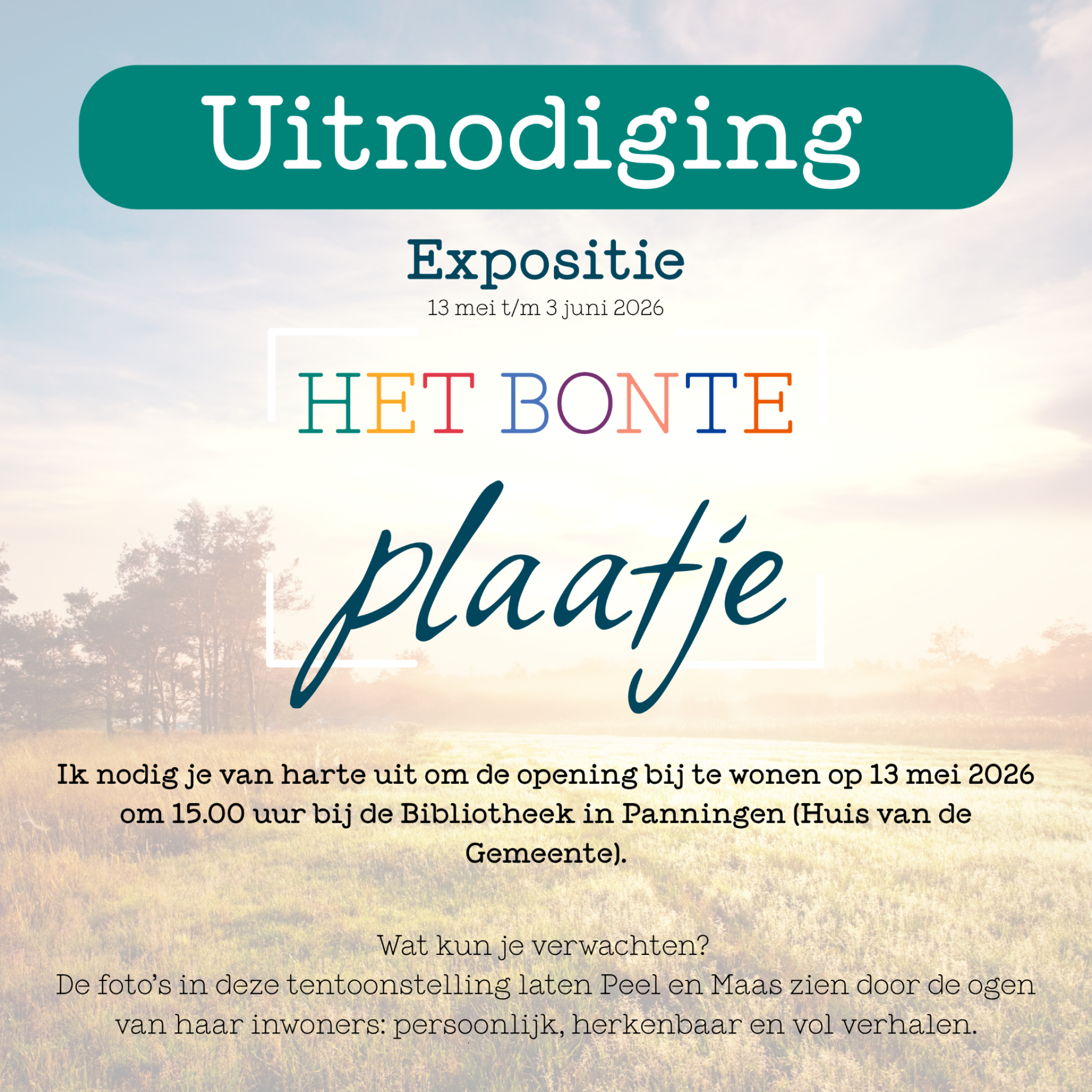De bonte Spoecht uitnodiging cf43e9bf-fed6-44c5-90f6-4b3ba120d2ef