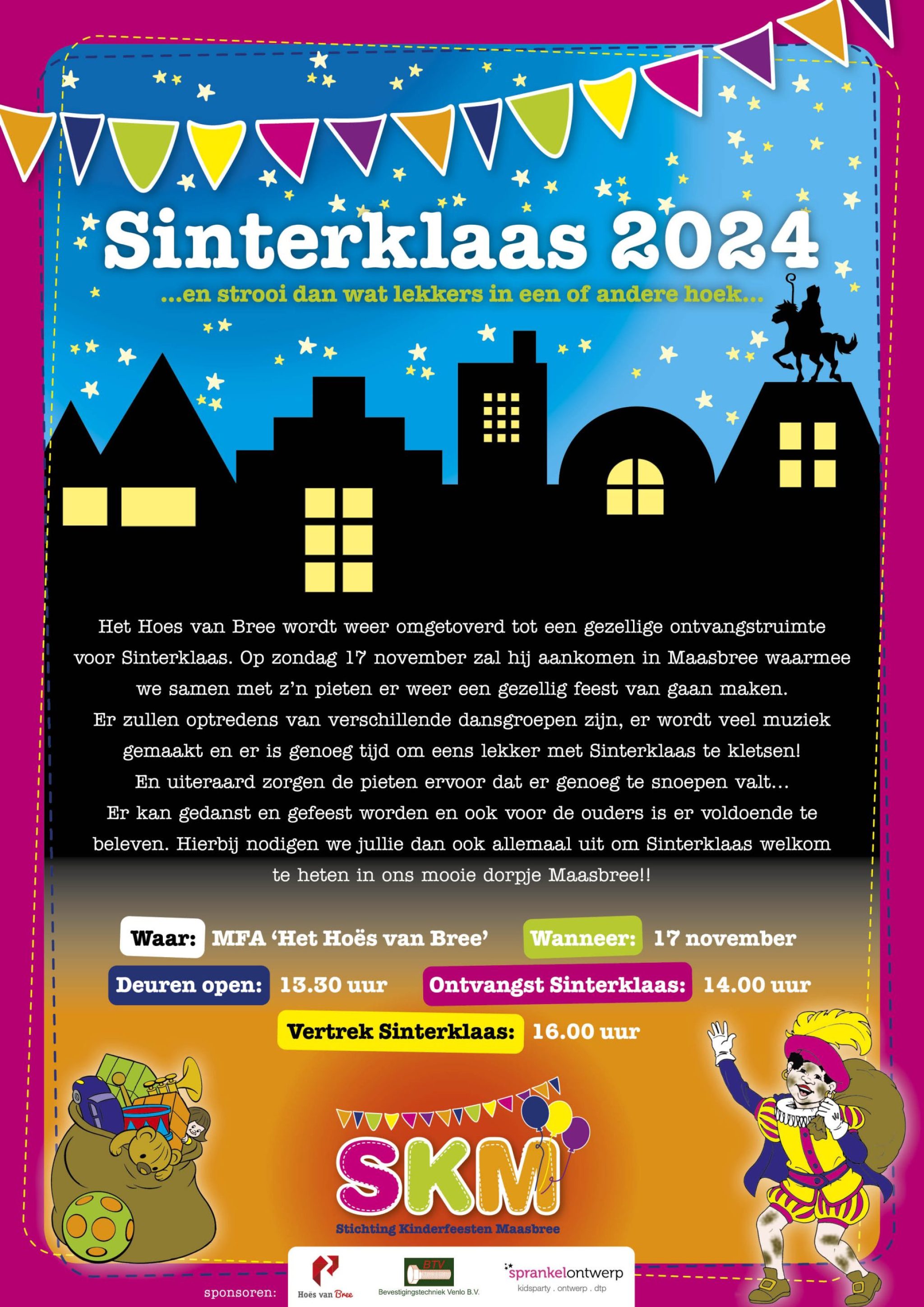 Sinterklaas SKM flyer Sinterklaas 2024 LC