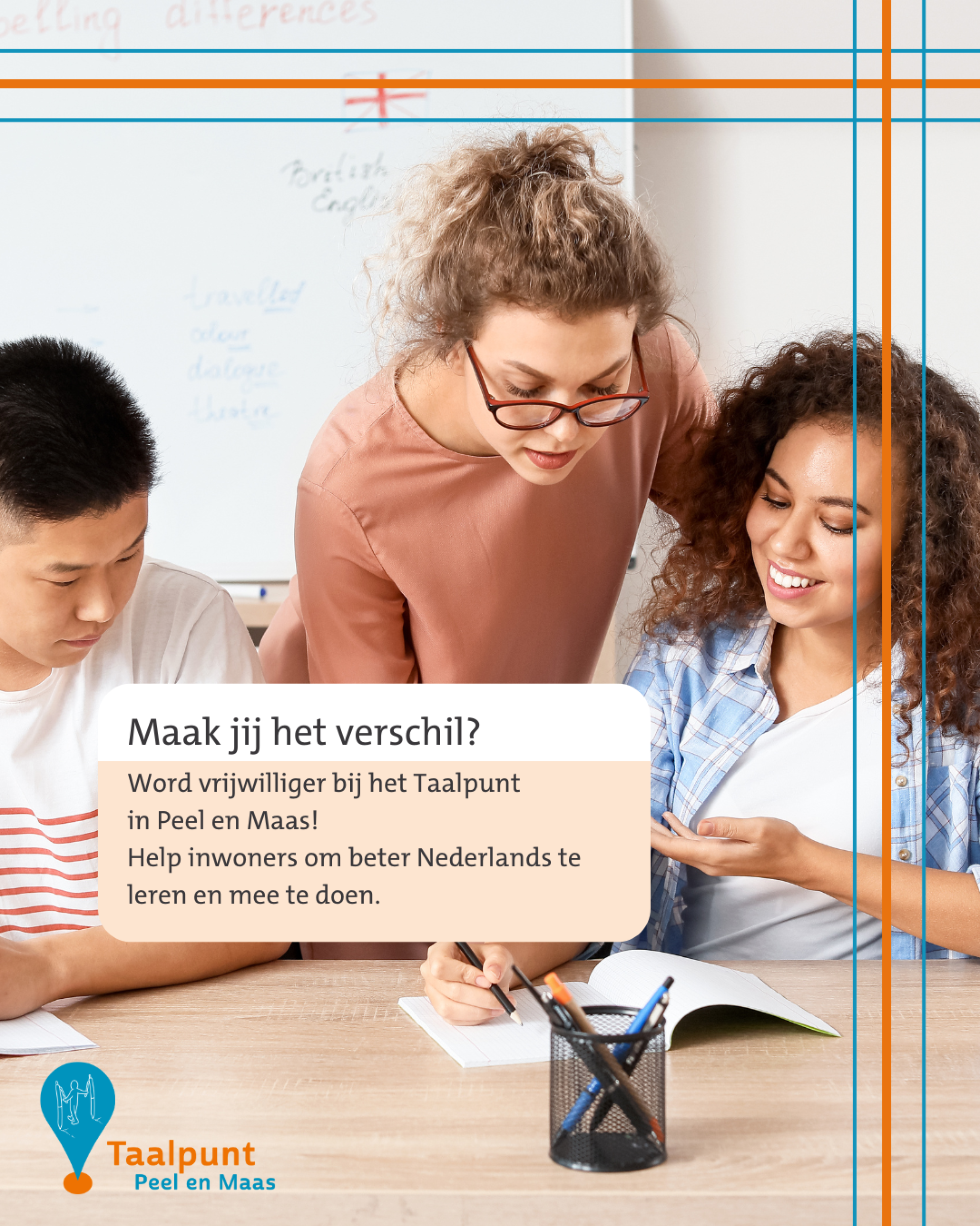 Vrijwilligers Taalpunt